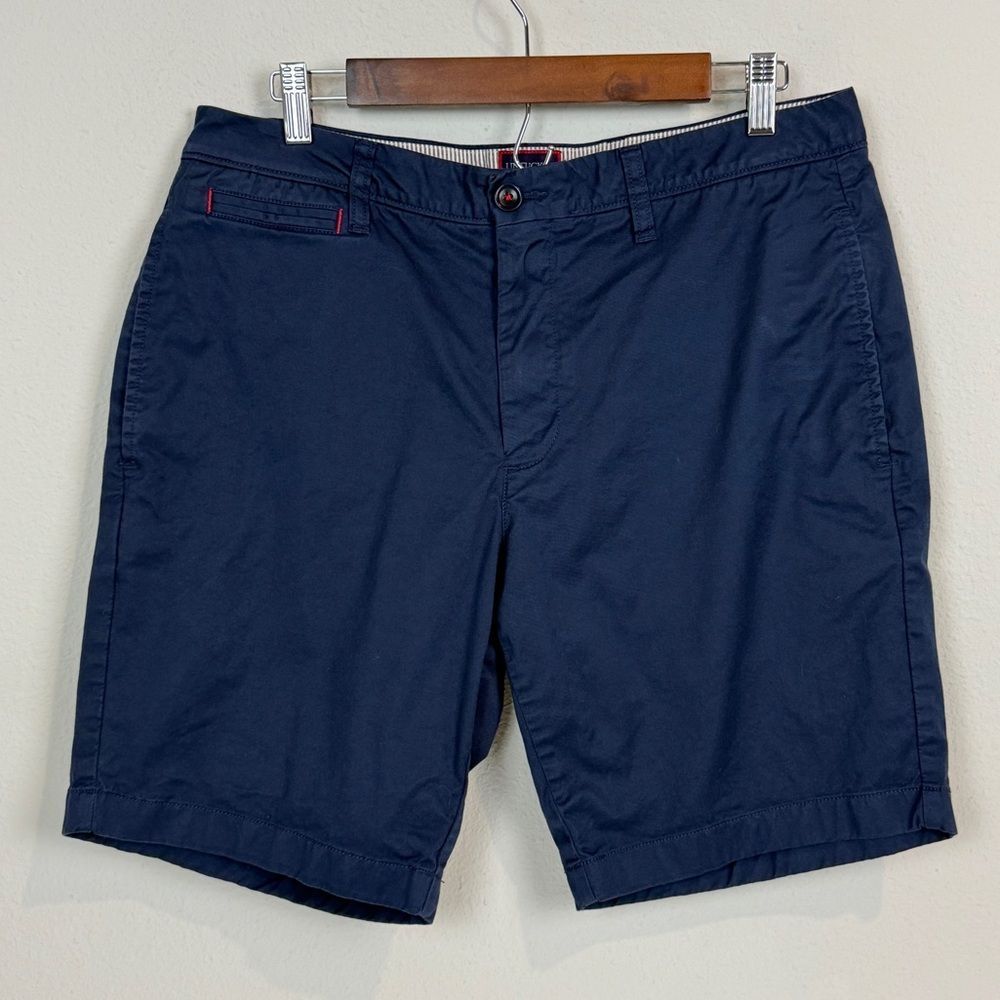 Untuckit Navy 9” Chino Shorts 34